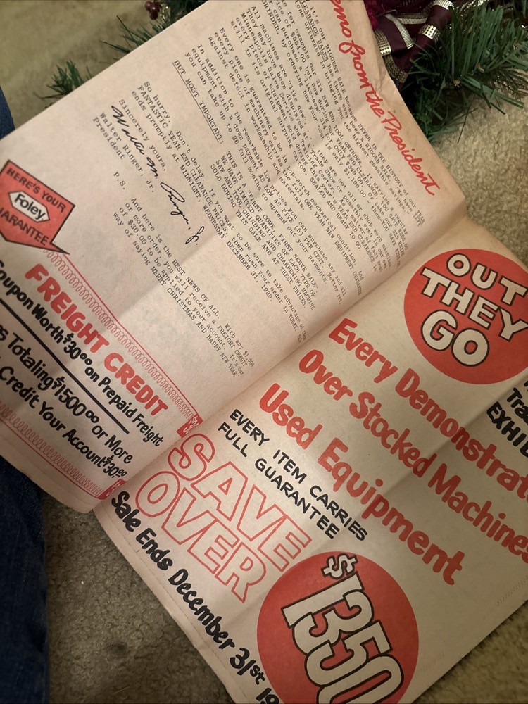 Sharpening Products advertisement, foley belsaw