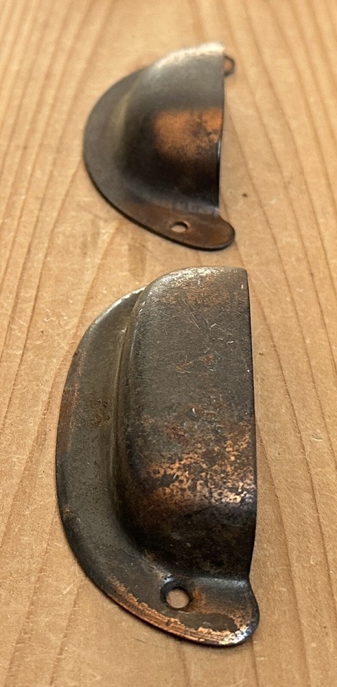 DS-222D–SIX (6) Different Antique Vintage Drawer Bin Pulls Handles