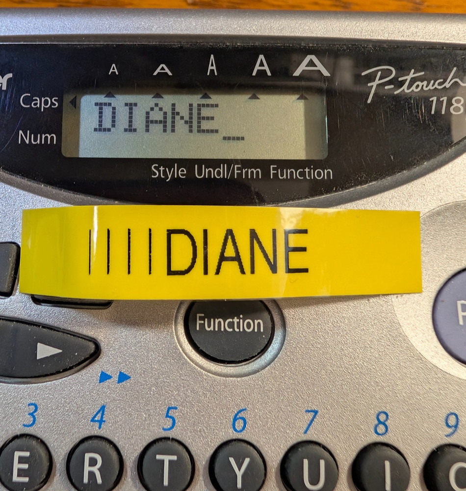 Brother P-Touch PT-1180 Electronic Label Maker System Handheld Printer - Tested