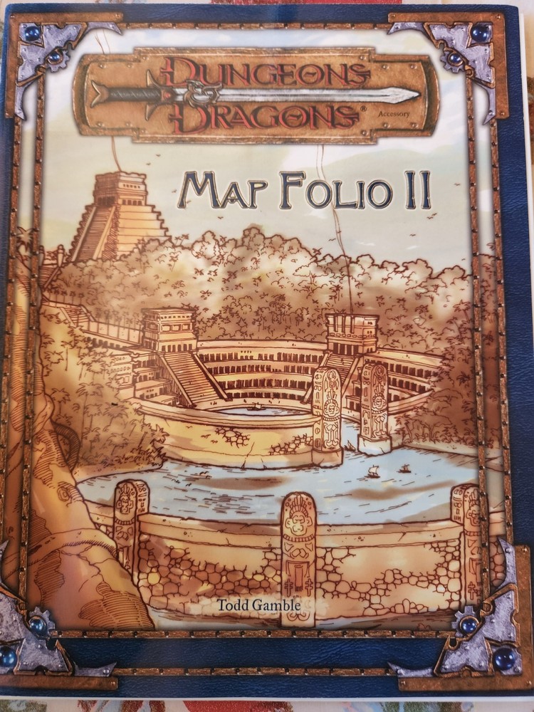 AD&D, WOTC, Map Folio 2. 3rd edition Beautiful copy!