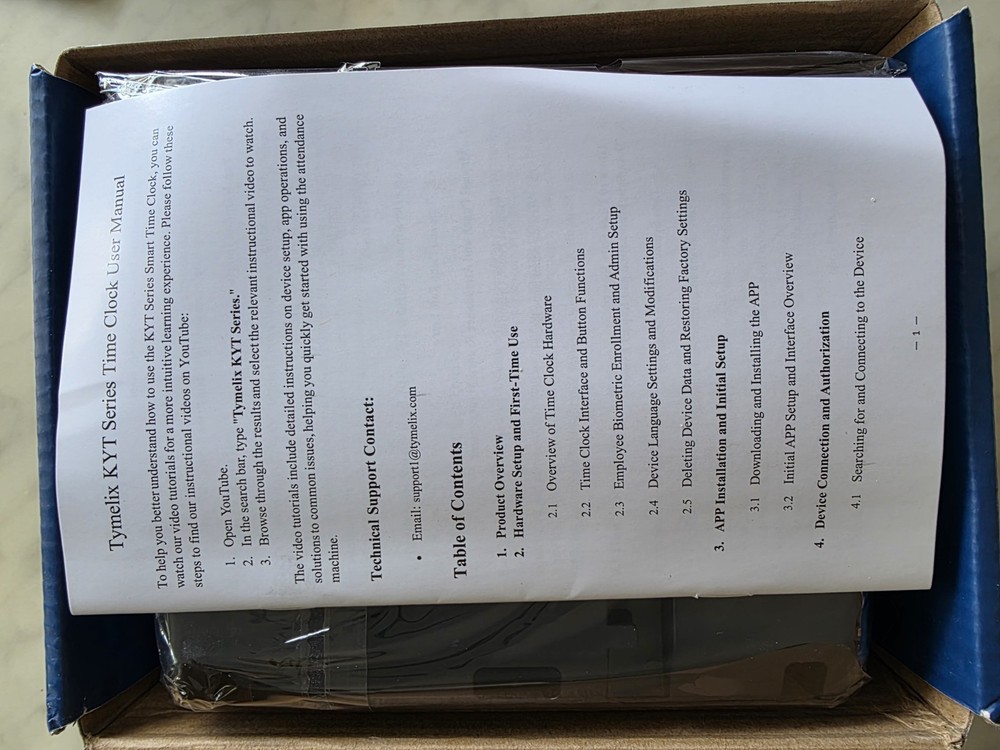 App-Based Time Clock, 5s Setup, Auto Break, Lunch & Overtime Rules, Local Data