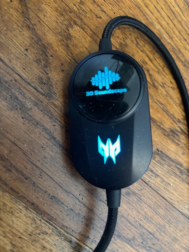 Acer Predator Galea 500 Gaming Headset EQ Controller 3D soundscape Tested