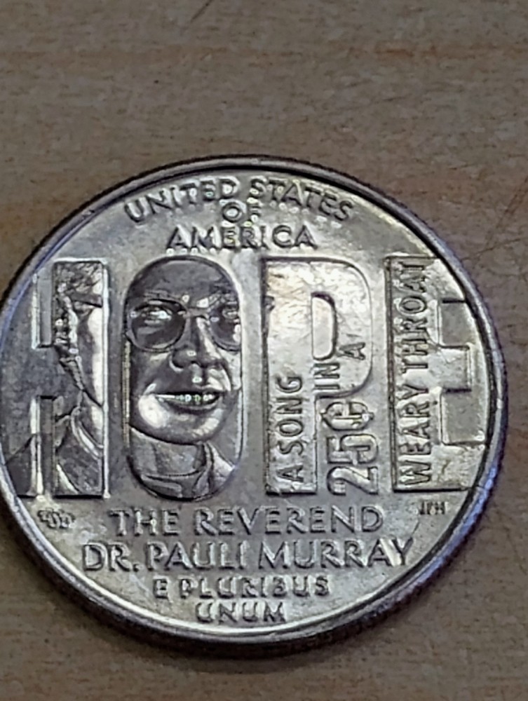 2024-D Hope Dr. Murray Washington 25cent Quarter Errors IN COD We Trust, P Error