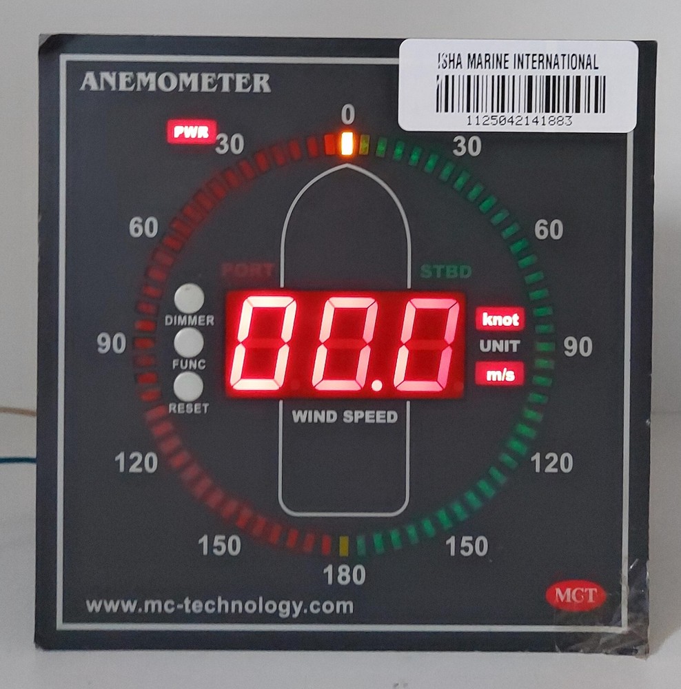 MC Tech MC1-DAS Anemometer Indicator 141883