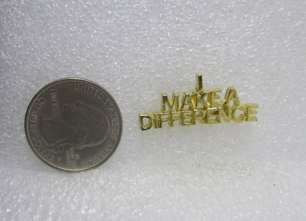 I Make A Difference Pin