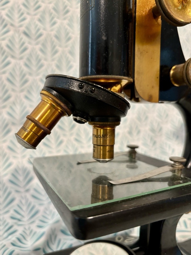 Early 1900’s Spencer Buffalo USA Microscope Model EHS, Primitive