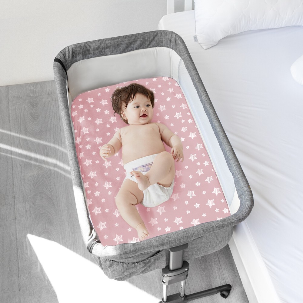 Bedside Sleeper Bassinet Fitted Sheet Fit Mika Micky&MiClassic&Milliard Bassinet