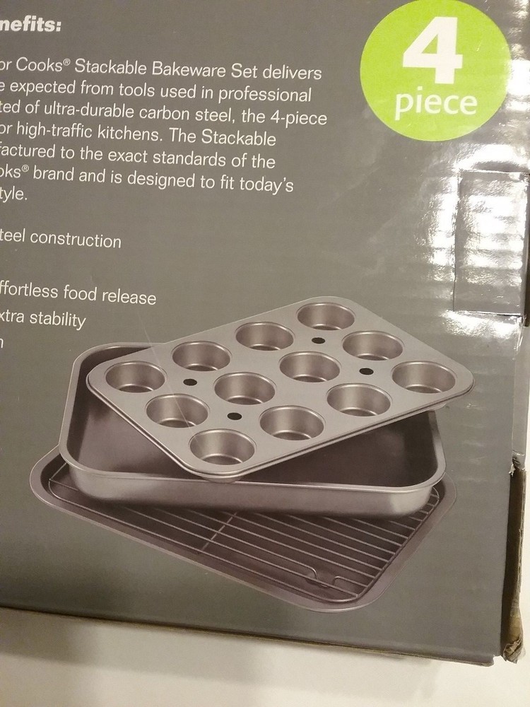 Denmark tools for Cooks stackable bakeware sets carbon steel set of 4