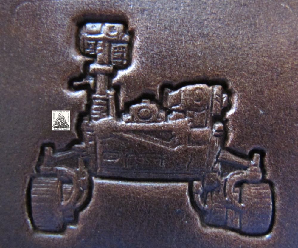 Mars Rover 1" Leather Stamp Tool Outer Space NASA