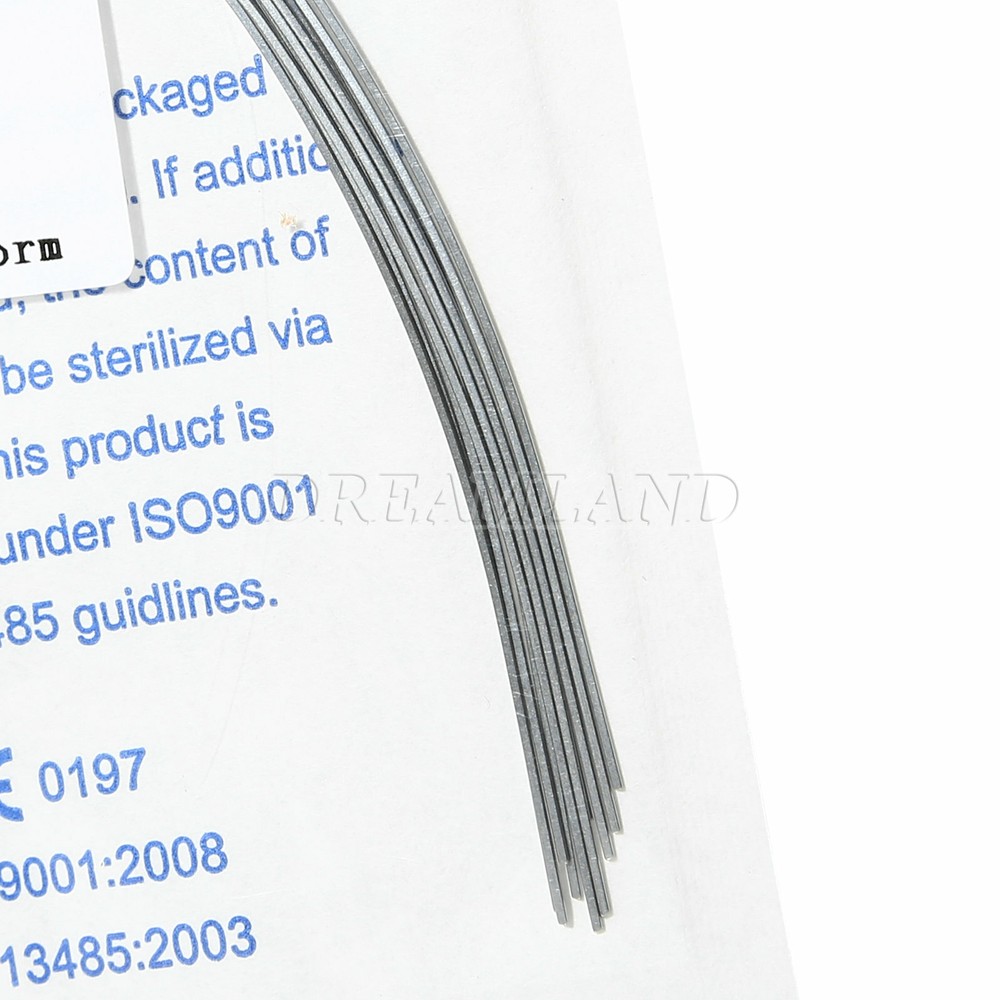 10 pack/100pcs Dent Rectangular Niti Arch Wire Ortho Super Elastic Oval/Ovoid