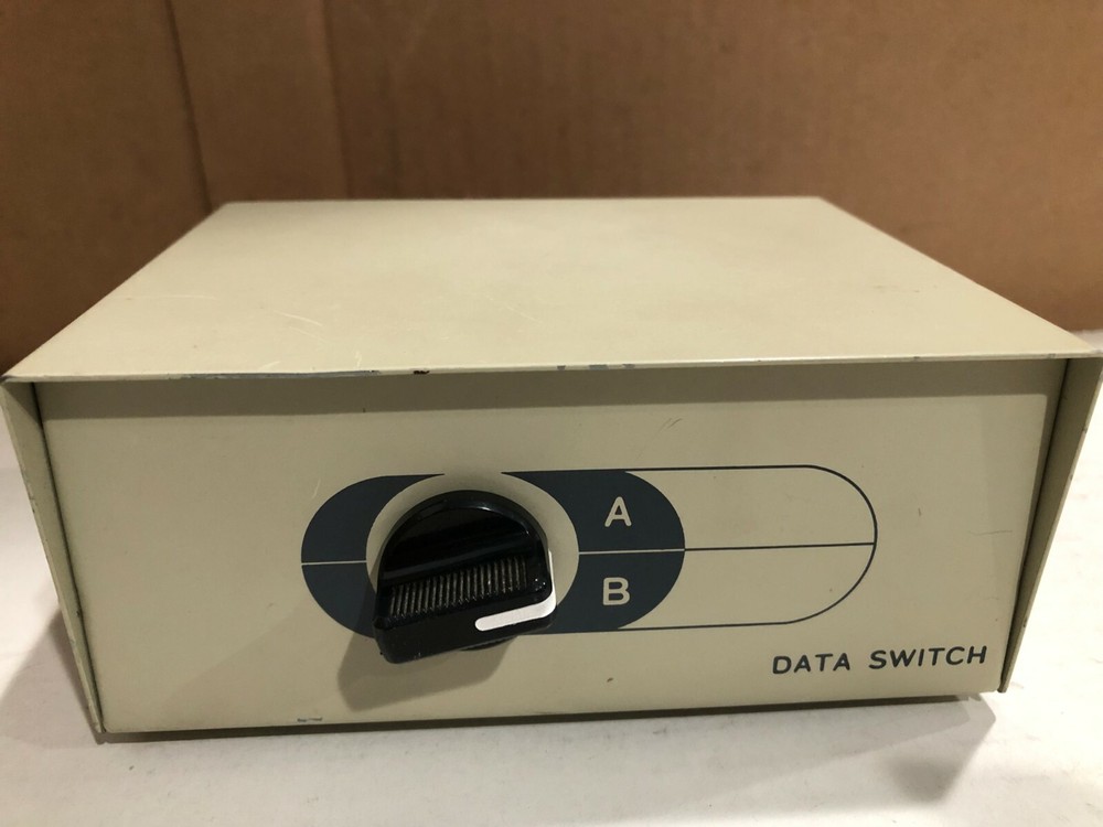 DATA TRANSFER A,B MANUAL SWITCH 6 PARALLEL PORTS FREE SHIPPING