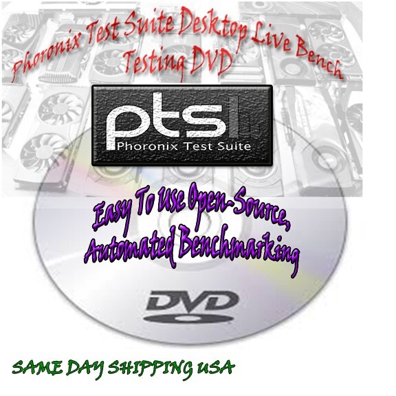 Comprehensive Phoronix Test Suite Disk - Perfect for Benchmarking Same Day USA!!