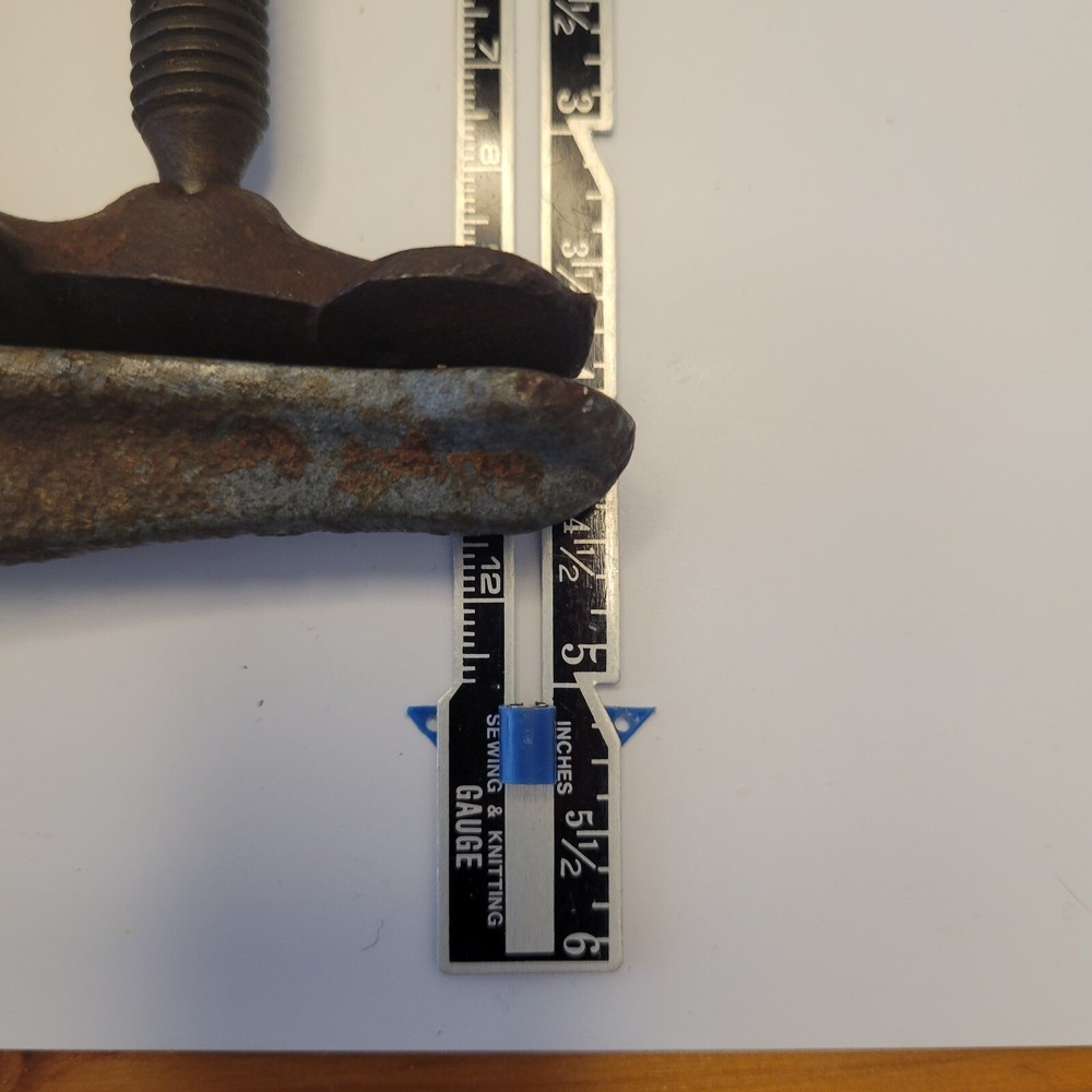 Antique Victorian Decorative Cast Iron Clamping Tool 655