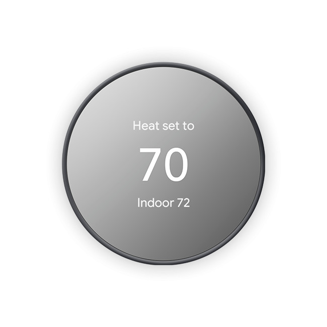 Google Nest Smart Thermostat, Charcoal