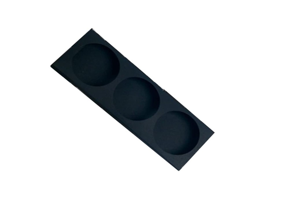 3 PCS Clear Cupcake Boxes Containers Windows Black Inserts Pastry Packaging