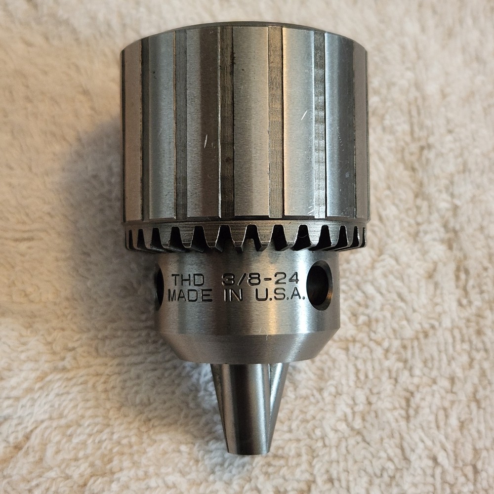 Jacobs 2BA Drill Chuck 3/8-24 Thread