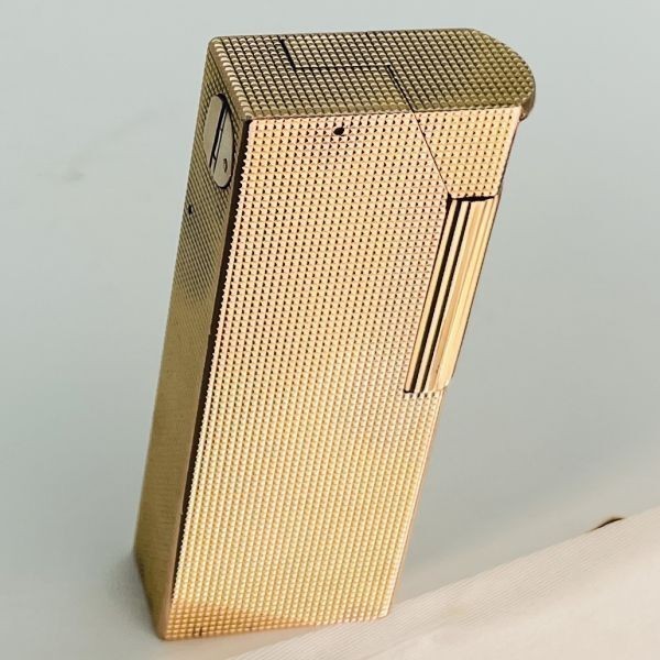 Working Dunhill Rollagas lighter Gold aldanir without box