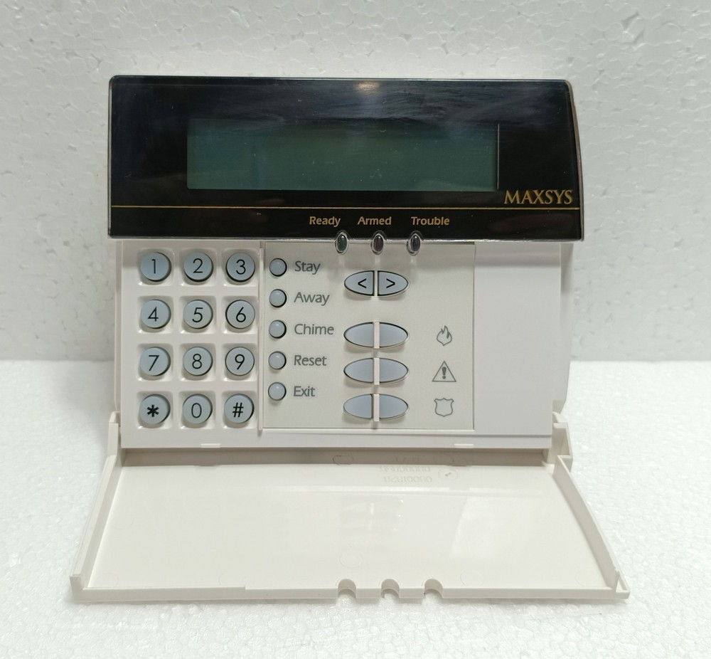 DSC MAXSYS LCD4501W Programmable Message LCD Keypad White Keyboard