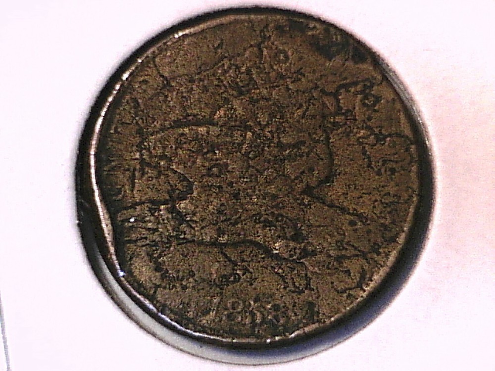 1858 Flying Eagle Cent Genuine Raw Ungraded 01354