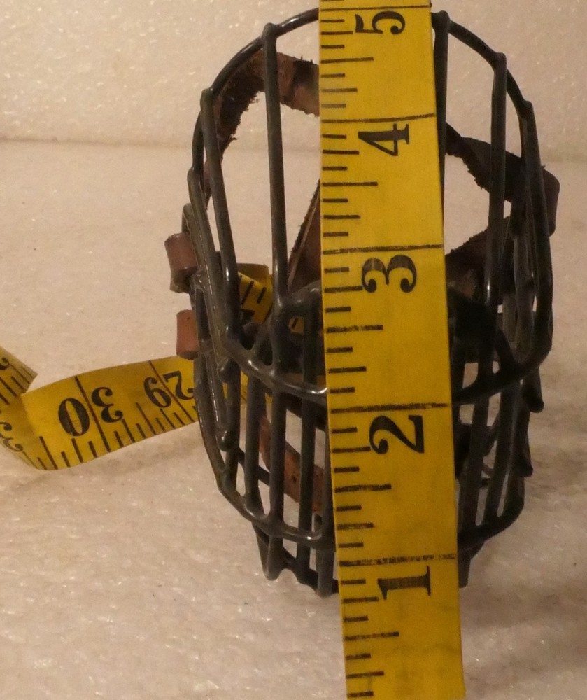 ANTIQUE CAGE ANIMAL STEAM PUNK MUZZLE