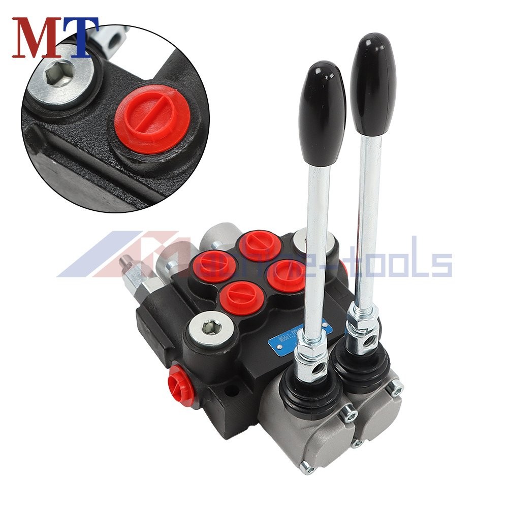 BSPP 2 Spool High-Flow Valve 3600 PSI for Custom Hydraulic Systems