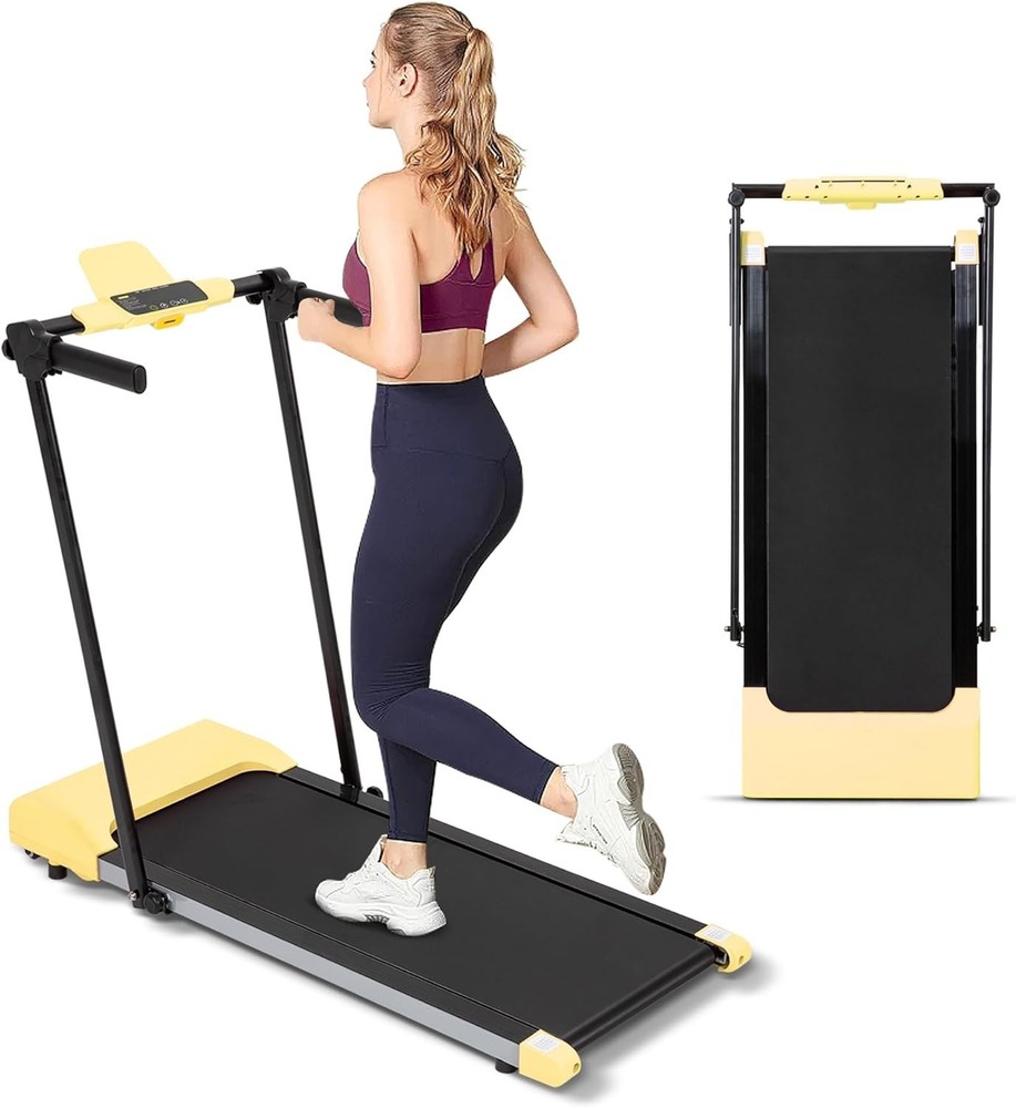 7.5MPH Foldable Electric Treadmill Small Spaces Lightweight Folding with Handle