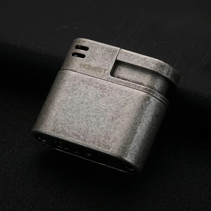 Mini Butane Pipe Lighter Soft Flame Refillable Metal Smoking Gift Men