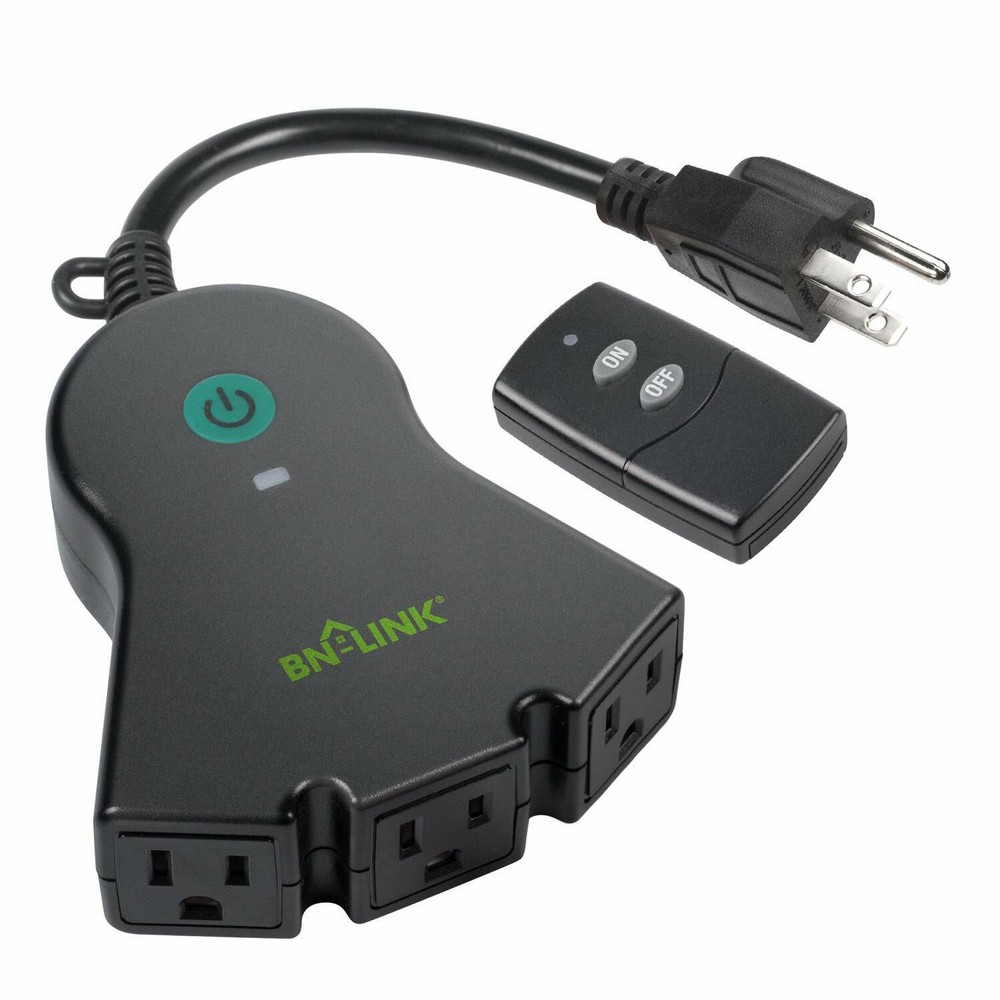 BN-LINK Wireless Remote Control Electrical Outlet Switch (Outdoor With Remotes)