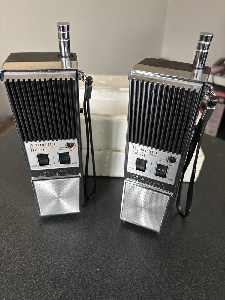 2 Realistic TRC-33 CB Vintage Transceivers