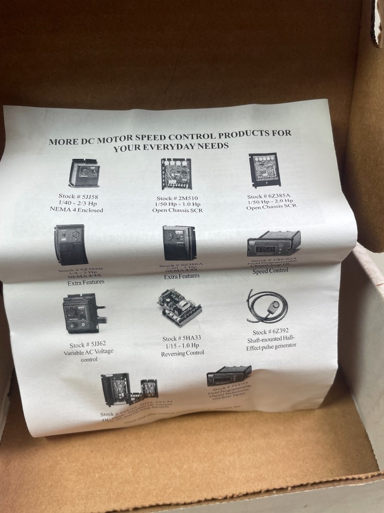 DART CONTROLS AC03-05S Adjustable Speed AC Motor Control