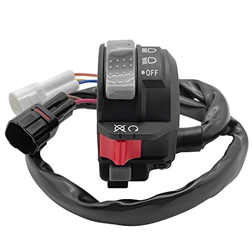 Left Handlebar Control Engine Start Run Off Headlight Switch for Yamaha ATV