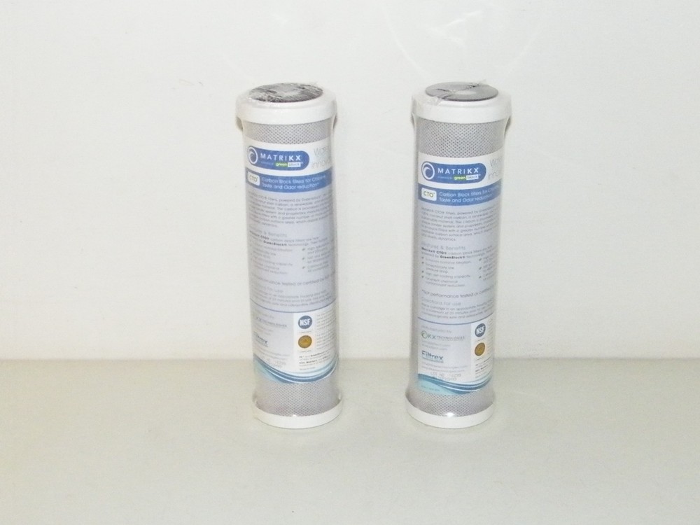 2 Rainsoft Ultrefiner UF22T UF22 UF20 UF50T Matrikx GreenBlock Carbon Filters