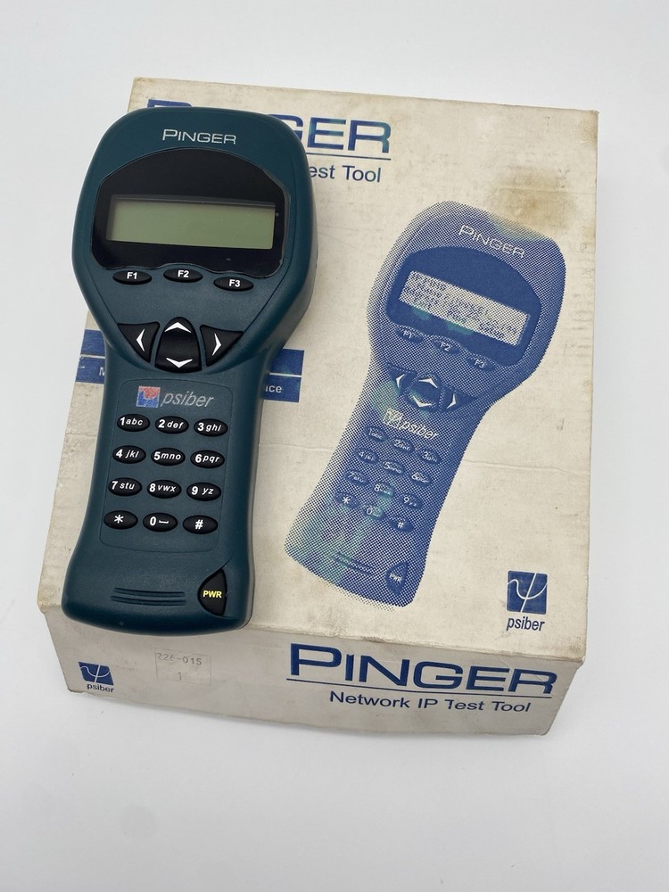 Psiber Data Systems: Pinger Cable Network IP Tester Box Plug Manual