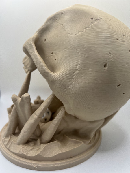 Skull Dice Tower – 3D Printed RPG Dice Roller