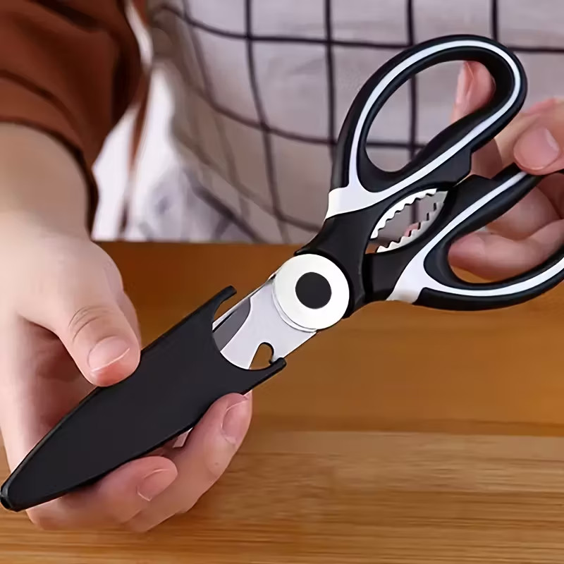 2× Kitchen Scissors Heavy Duty Premium Sharp Kitchen Shears Food, Fish, Bones US