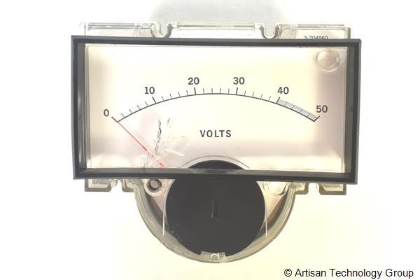 HP 3-704960 Analog 0-50 Volt Panel Meter