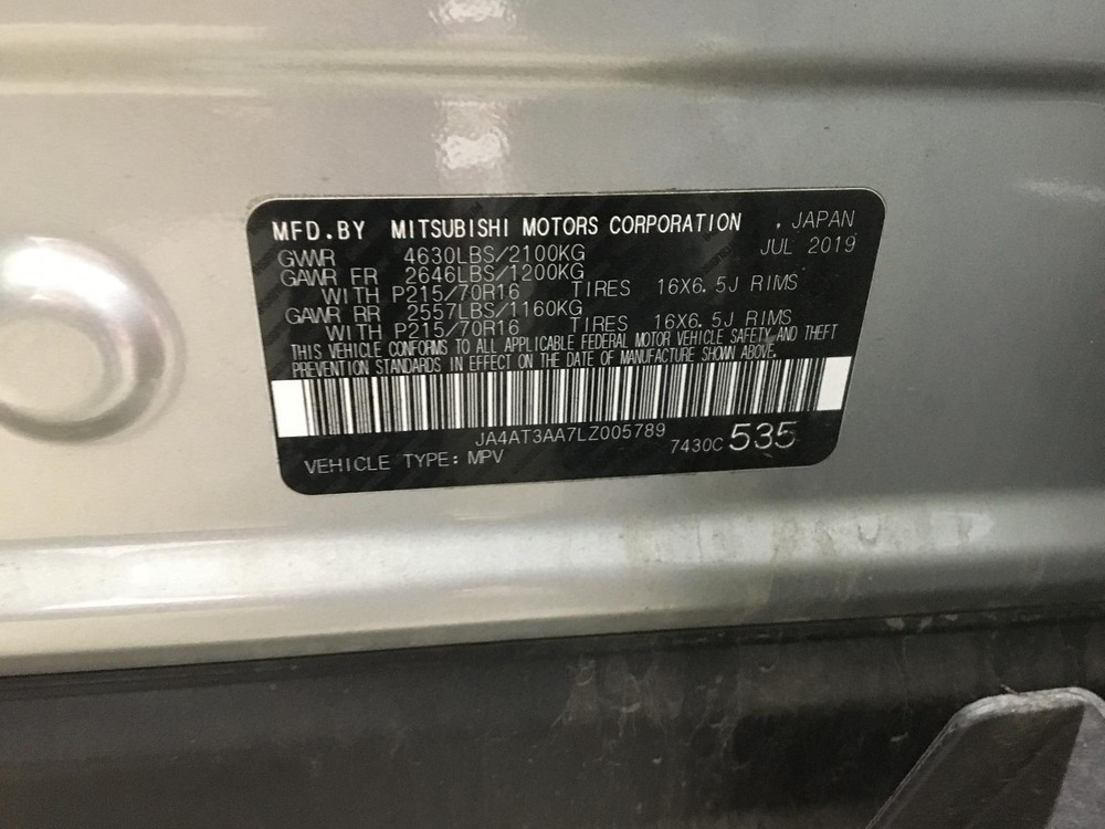 Used Floor Jack fits: 2020 Mitsubishi Eclipse cross Grade A