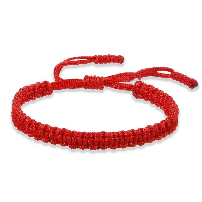 Good luck Red String Braided Bracelet Protection Blessed Adjustable Hand Rope US