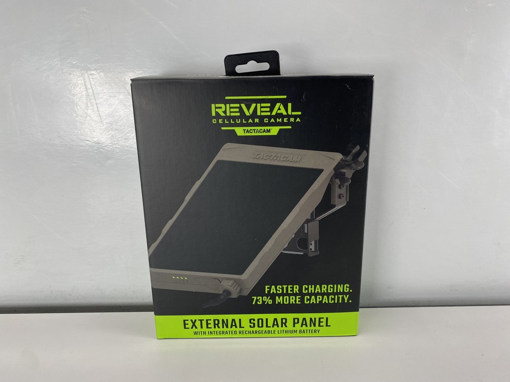 Tactacam Reveal External Solar Panel 2.0 For Trail Camera