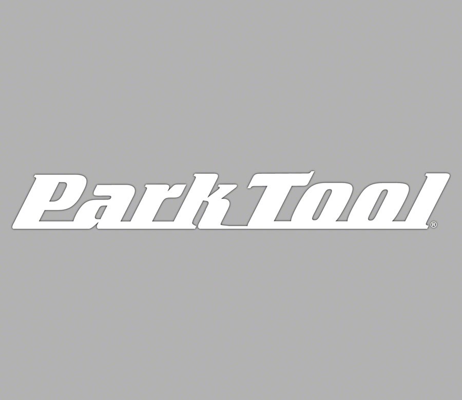 Park Tool DL-36W Horizontal Logo Decal, White