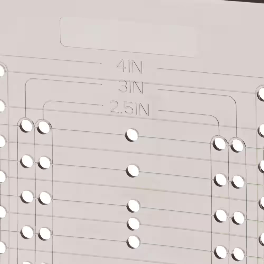 Align Right Large Cabinet Hardware Installation Template