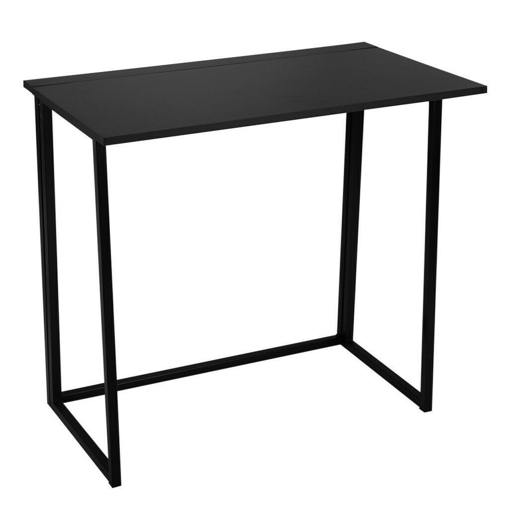 Folding Writing Table Home Study Table Computer Desk PC Laptop Office Desk Black