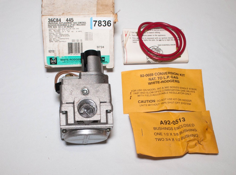 White Rodgers 36C84-445 Gas Control Valve