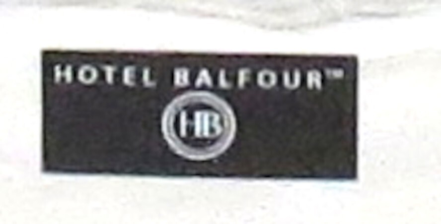 Hotel Balfour Bathroom Square Accessory Jar Chrome/Stainless Accent