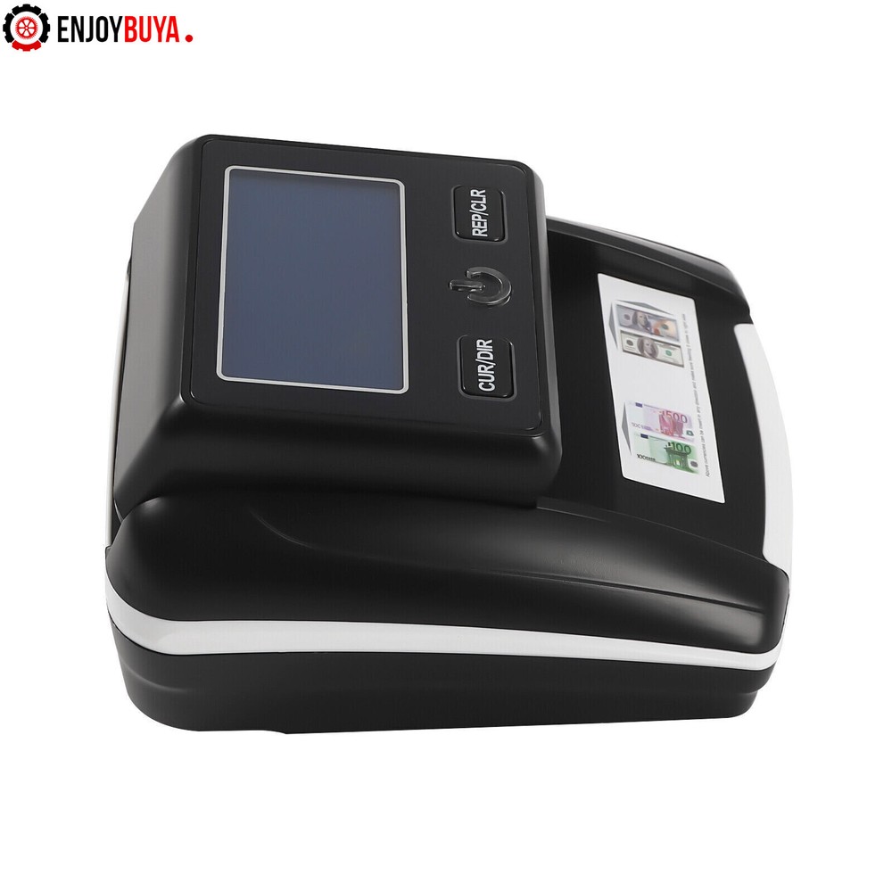 Automatic Bill Counter and Counterfeit Detector with UV, MG, IR Technology