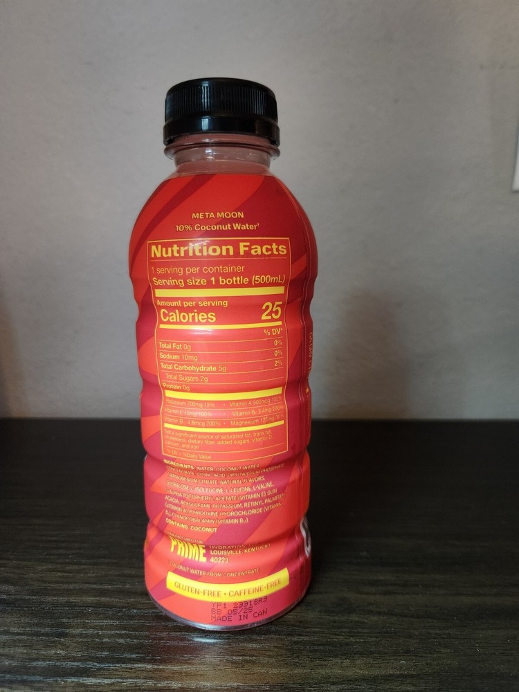 Prime X Patrick Mahomes Hydration Drink Bottle RARE New
