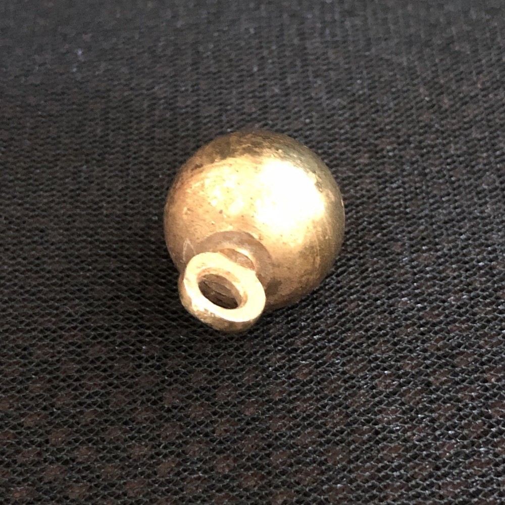 Solid Brass Teardrop Pendulum / Healing Energy Generator. 1.5” Tall