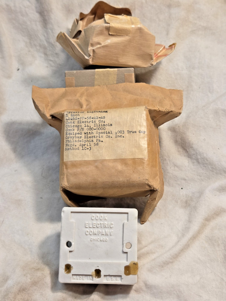 Western Electric NOS lightning protector