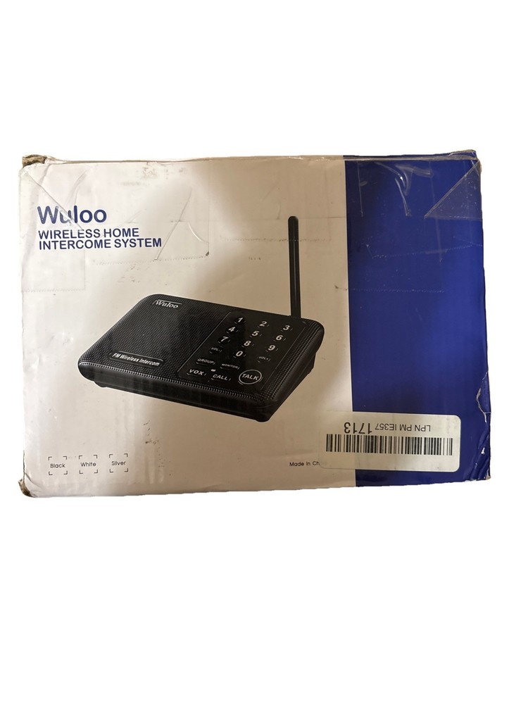 Wuloo Wireless 1 Mile Range Home Intercom System W666