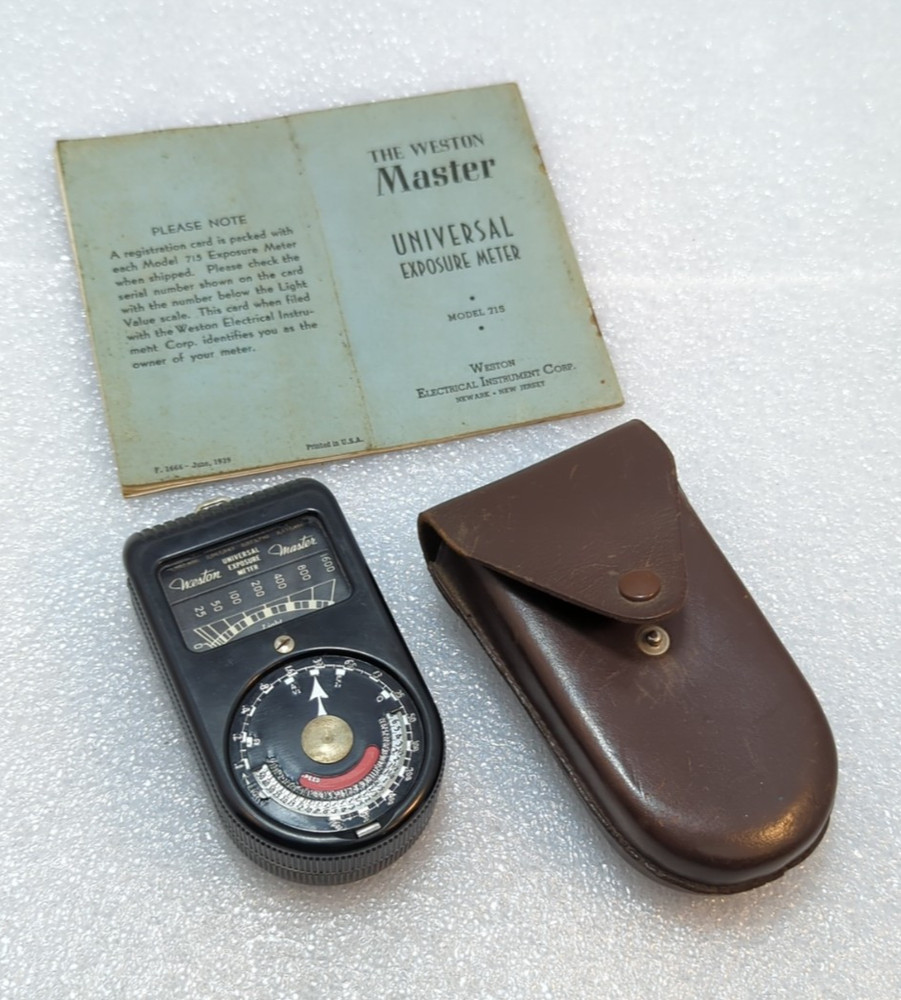 Vintage Weston Master Universal Exposure Light Meter Model 715